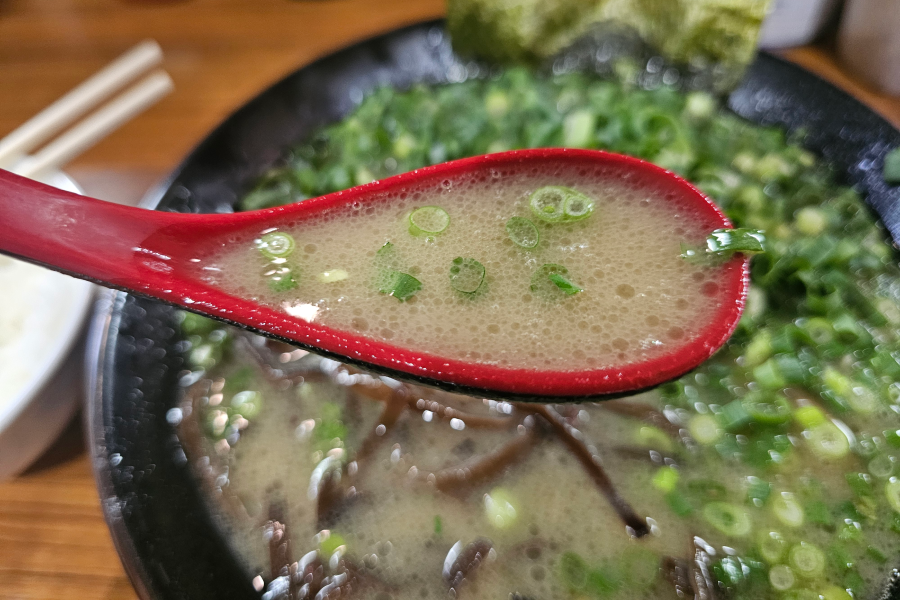 スープのアップ