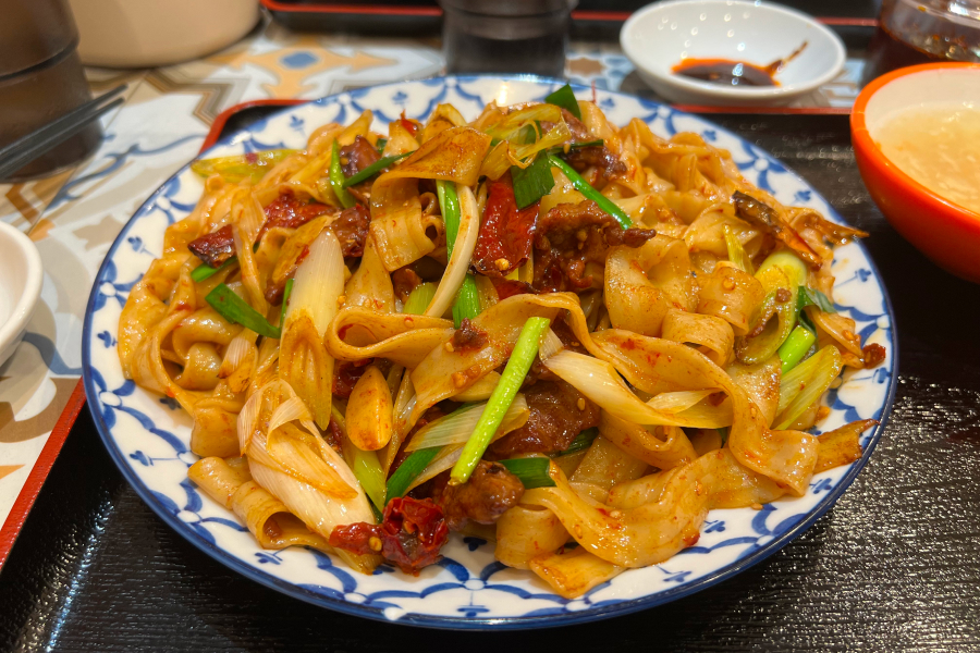 唐辛子ラグ麺_接写