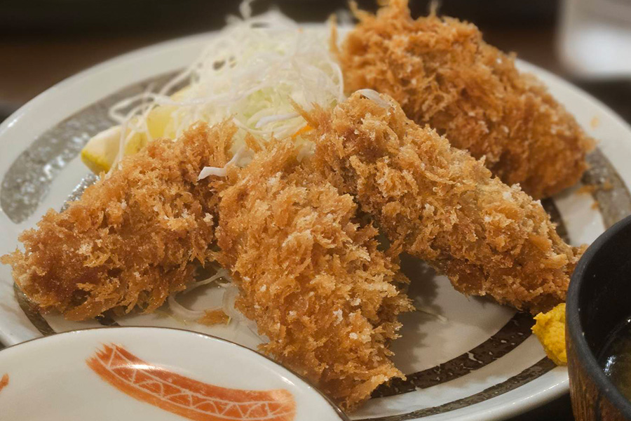 カキフライの接写