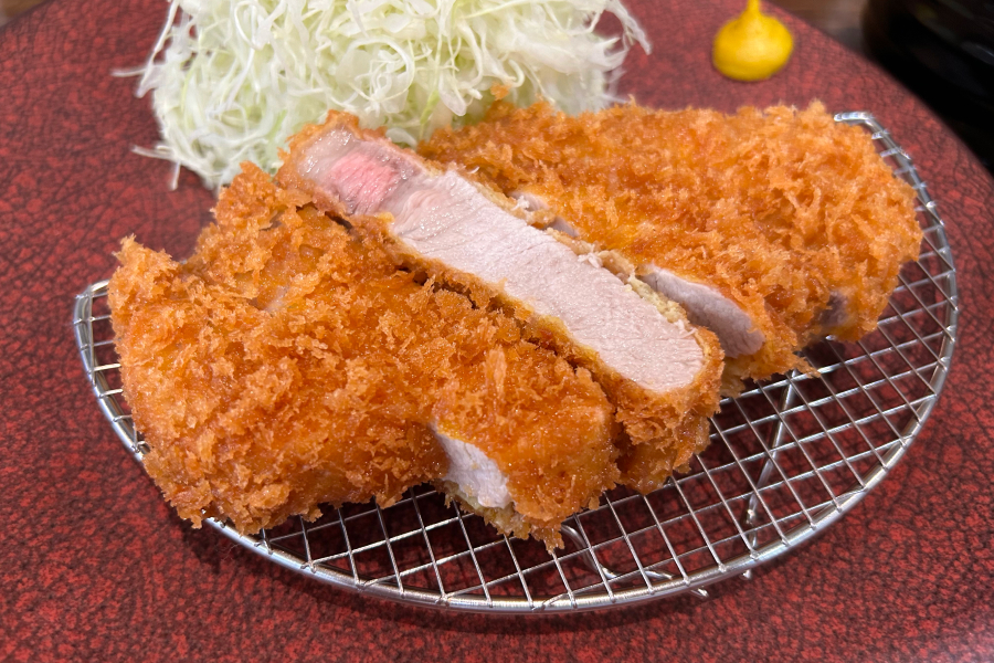 とんかつのアップ