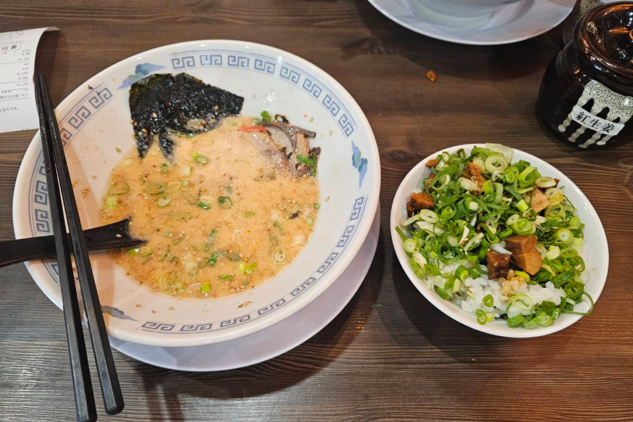 ラーメンとチャーシュー丼