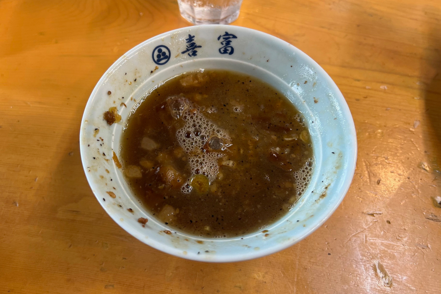 喜富のスープ割の写真