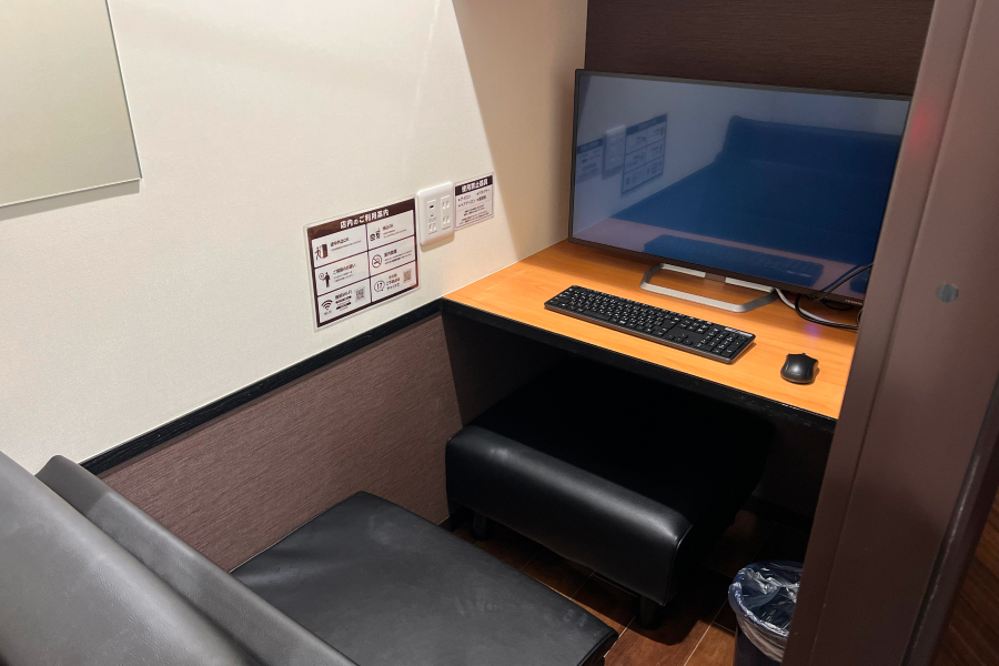 快活CLUBの部屋内の写真