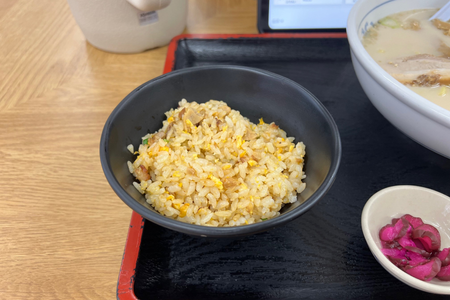 福しんのセットの半チャーハンの写真