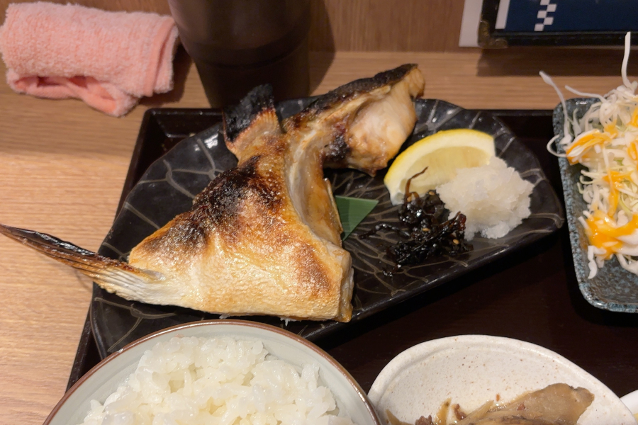 ぶりのカマ焼き