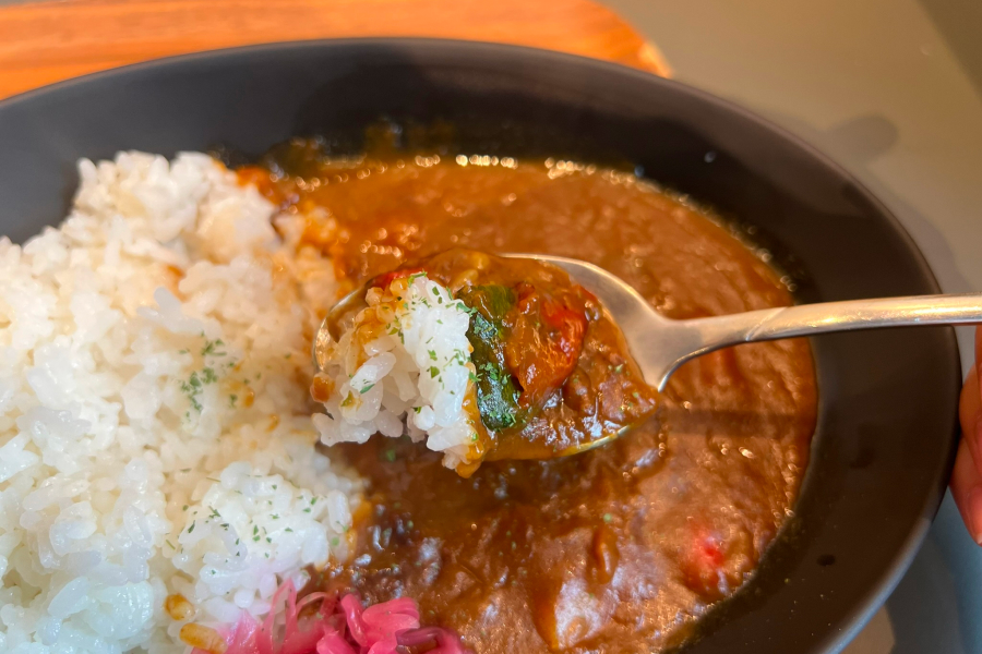 「ごろごろイタリアン野菜カレー」の接写