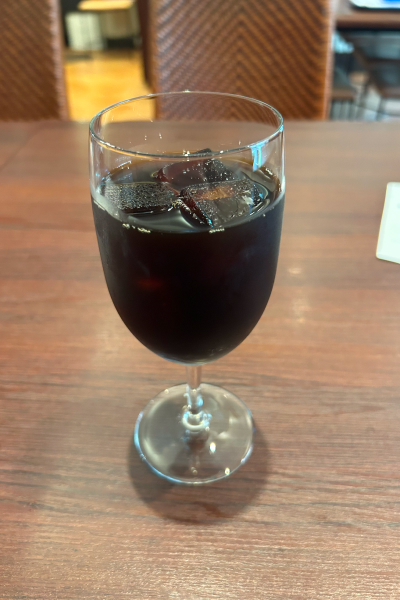 食後のアイスコーヒー