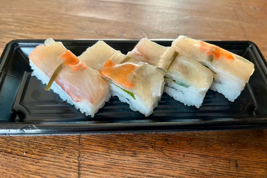真鯛昆布押し寿司
