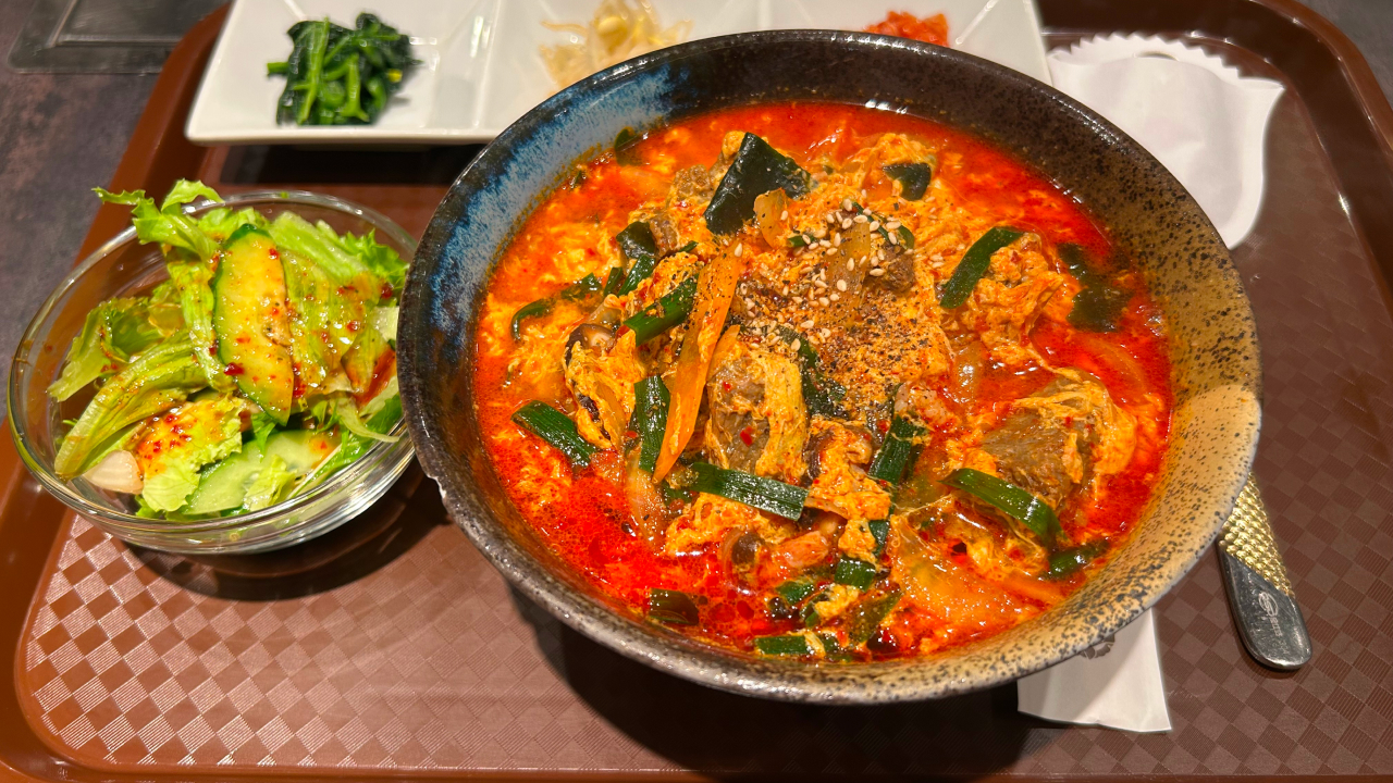 カルビクッパ定食