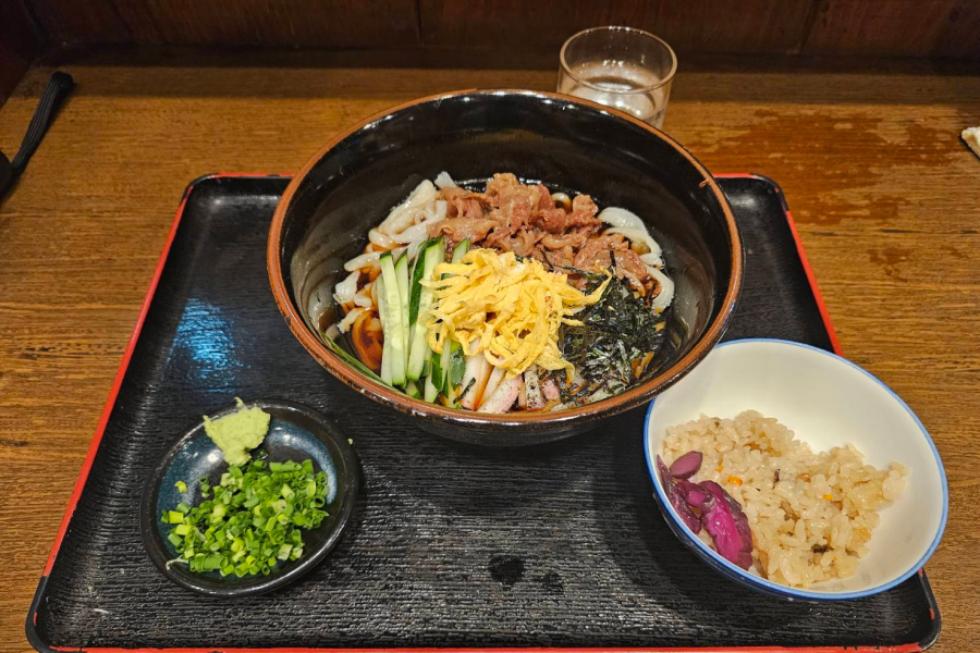 冷やし肉南うどん
