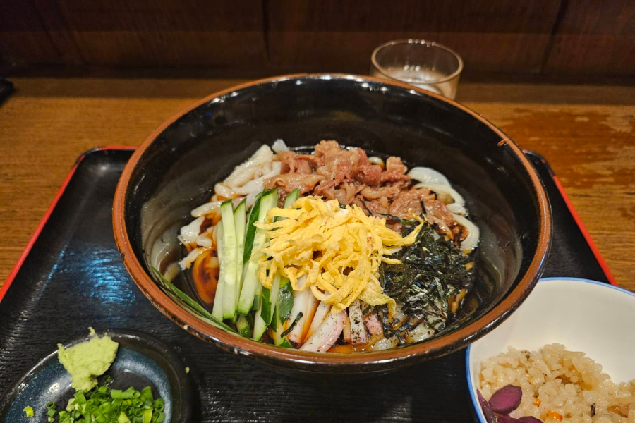冷やし肉南うどん
