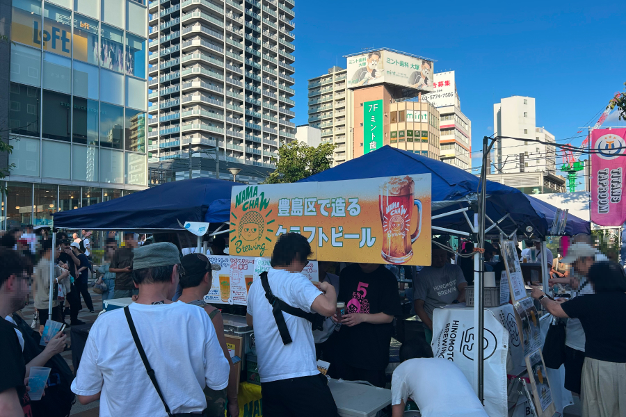 出店の様子