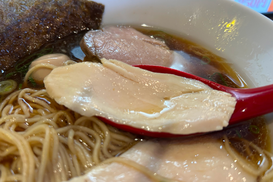 柔らかい方のチャーシュー。