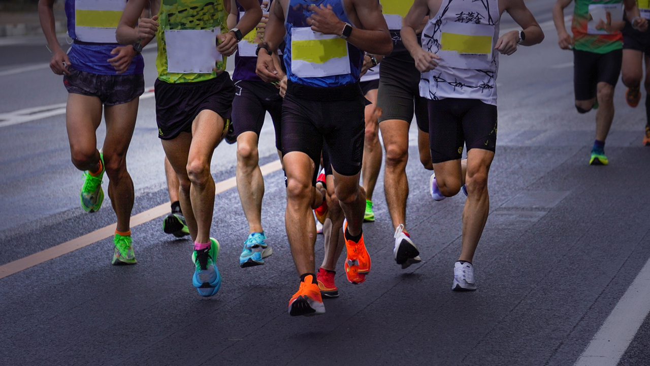 駅伝のフリー画像。