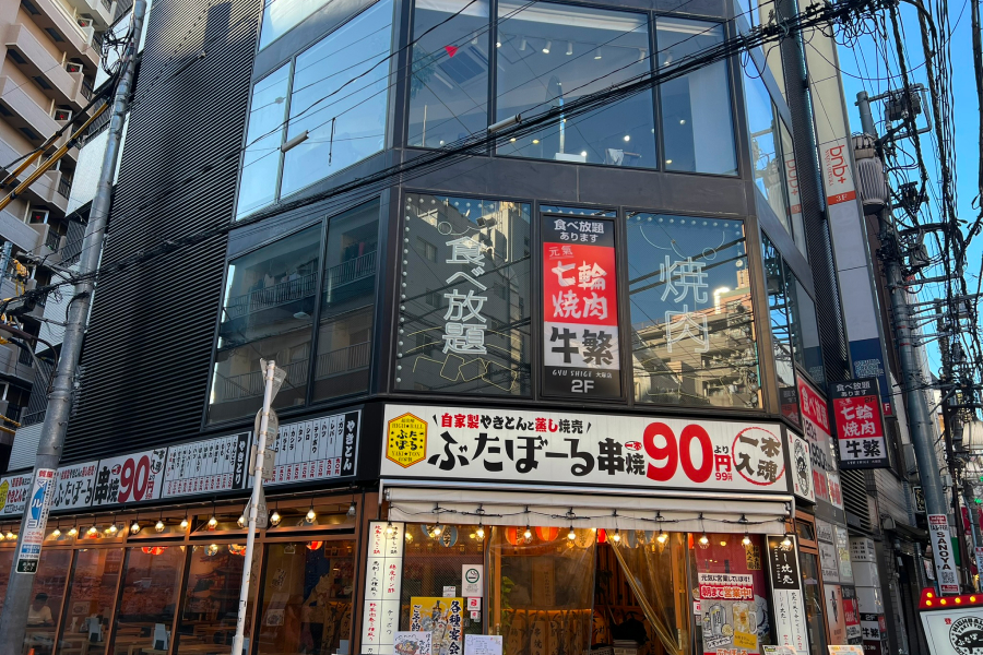 『七輪焼肉 安安』が出来る予定の場所