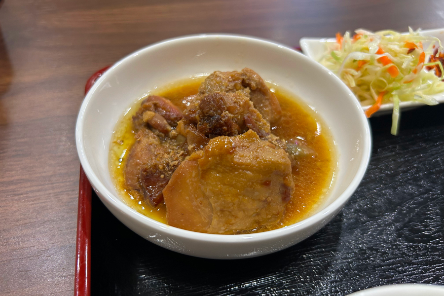 チキンカレーのアップ。