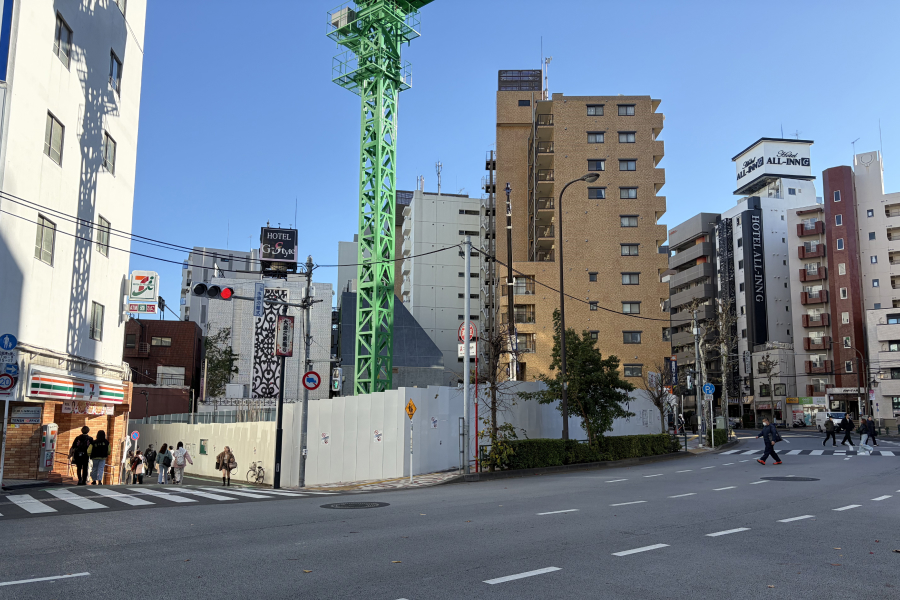 大塚レジャービル跡地の写真。
