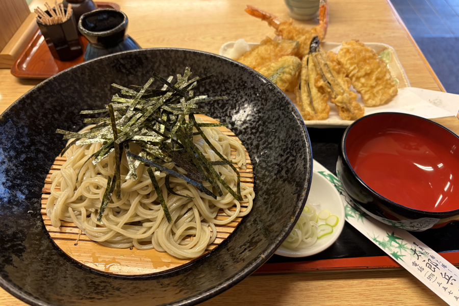 天ざるの写真。