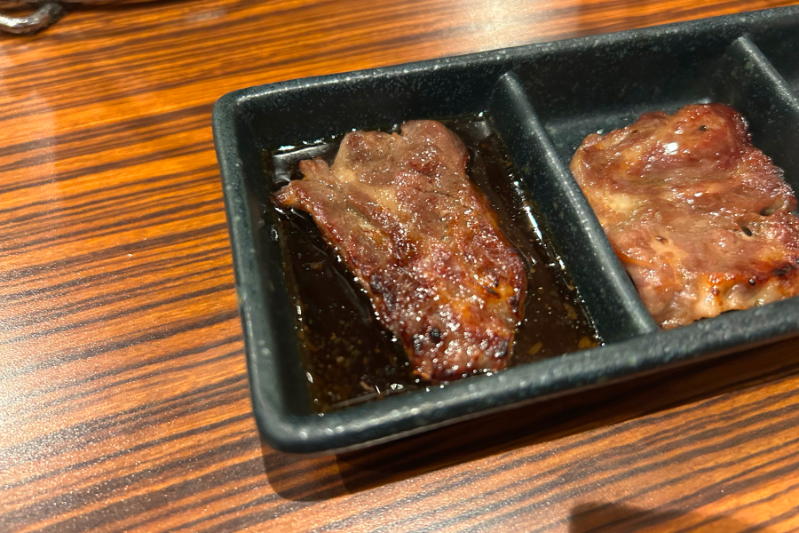 ハラミinタレ。