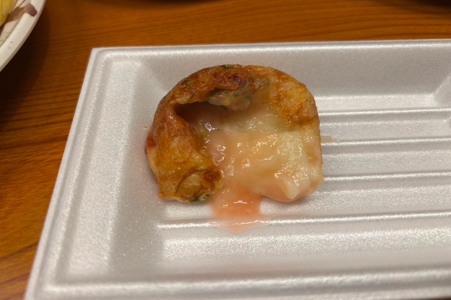 素焼きのたこ焼き。