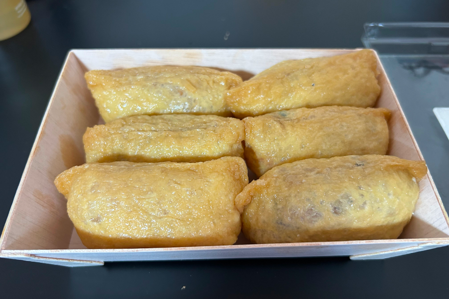 豪快ないなり寿司。