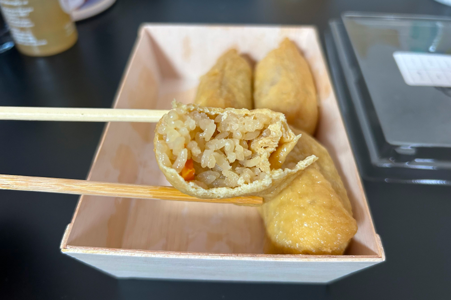 五目をひと口。