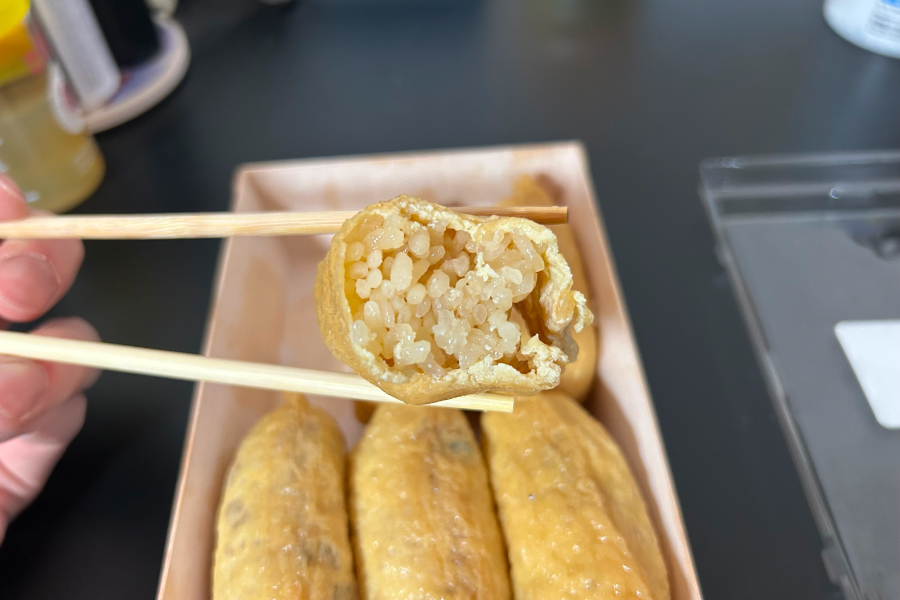 プレーンをひと口。