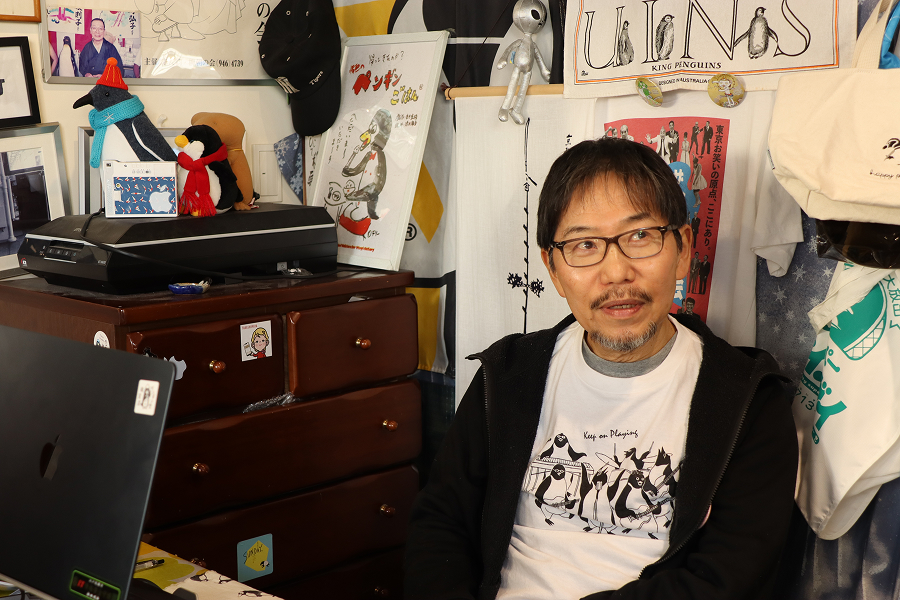 大塚について語る高野さん。