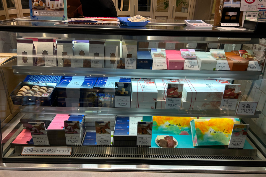 ショーケース全体像。