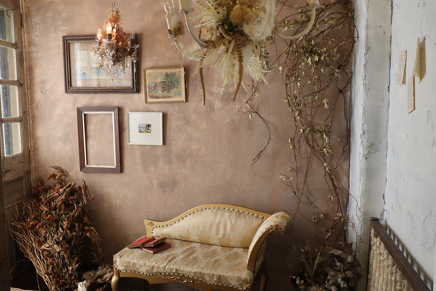 工夫が凝らされたスタジオ。