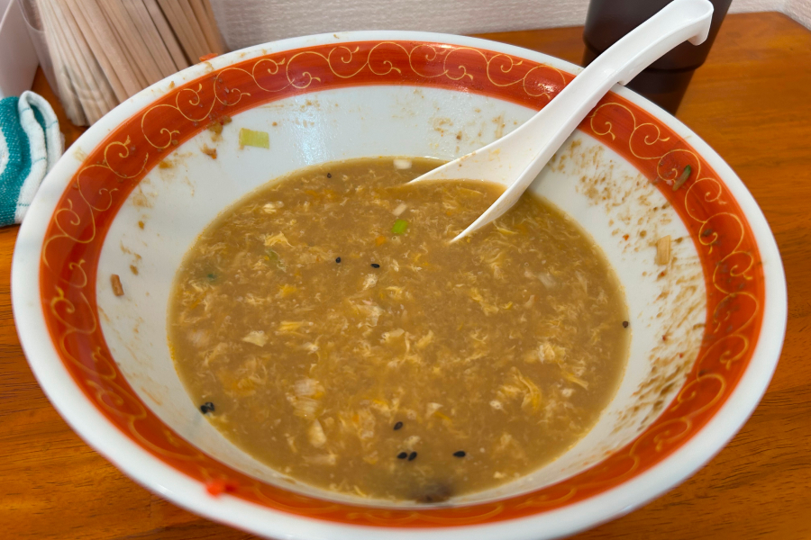 混ぜた後のちーたん。