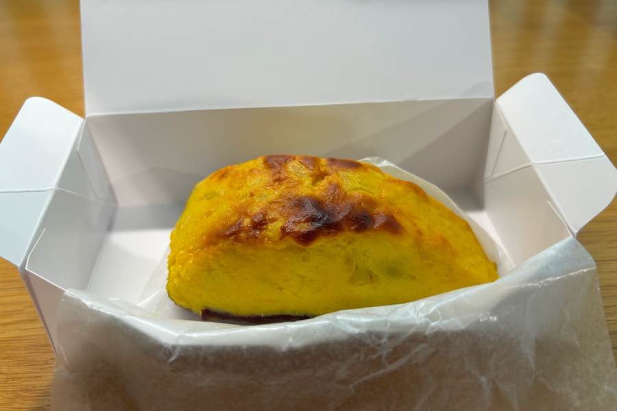 スイートポテトをいざ実食。