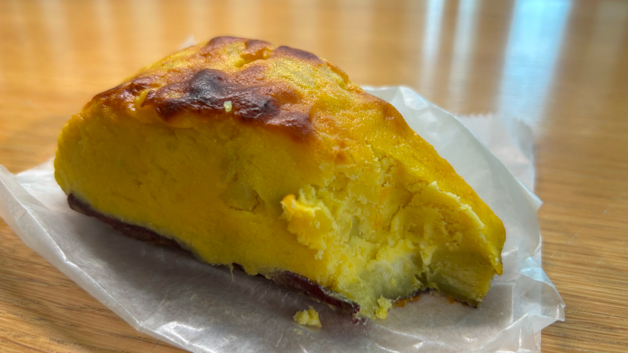 スイートポテトのアップ。