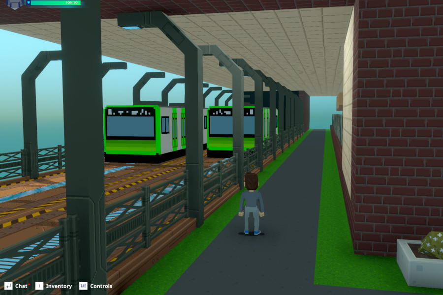 山手線がモデルの電車。